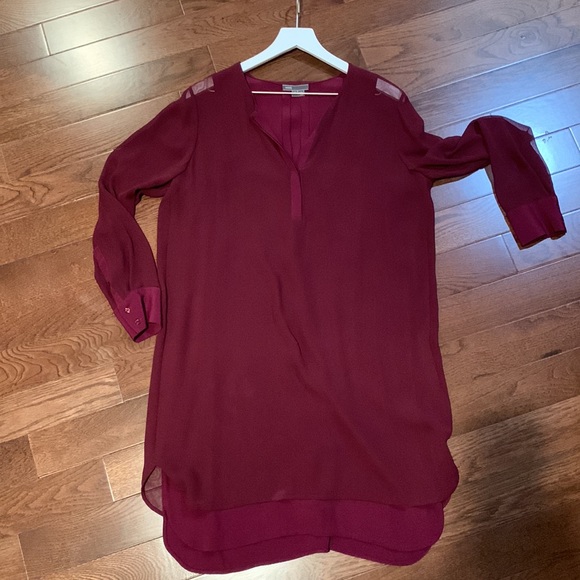 VINCE Double-layer Shirt Dress - Picture 7 of 7